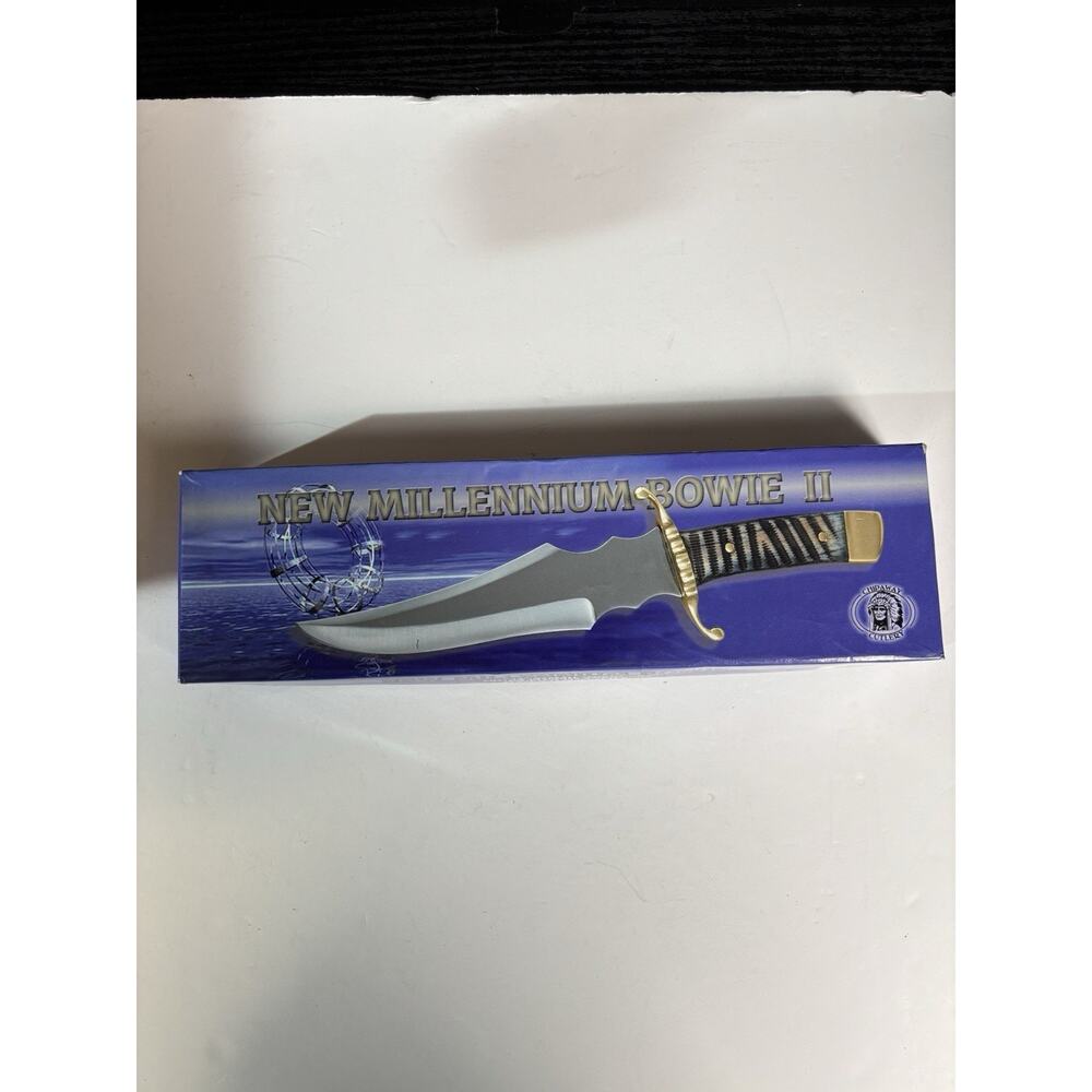 New Millennium Bowie II 12" Hunting Knife CW-192. New In Box.